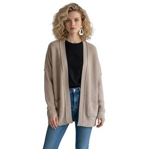 Maurices Open Knit Cardigan Sweater with Pockets
